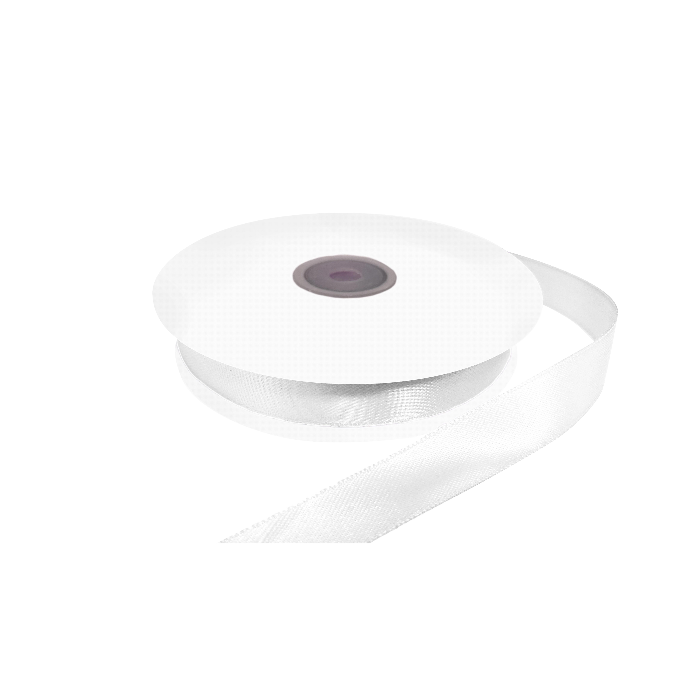 Nastro doppio raso bianco 01- Printcentral - - -