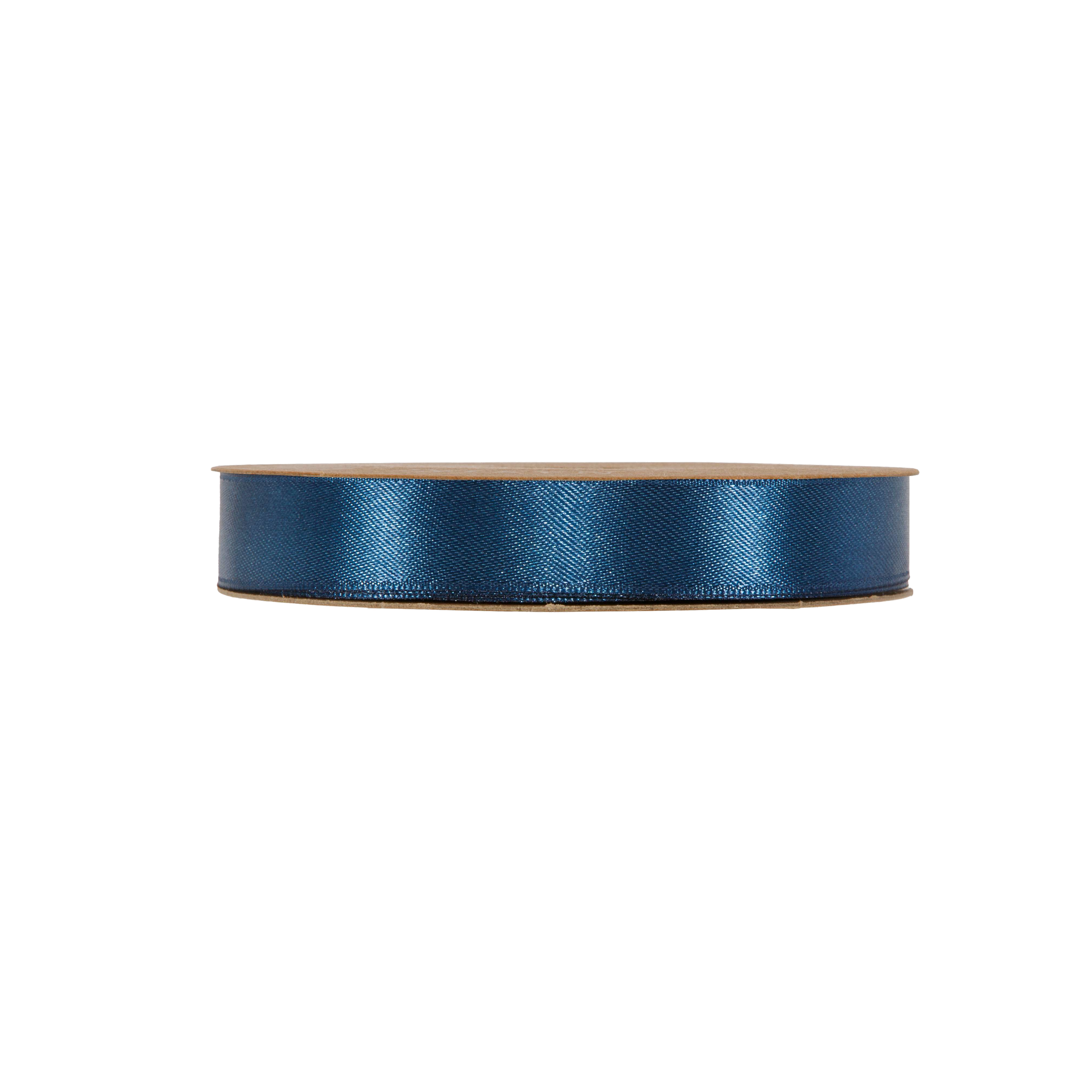 Nastro doppio raso blu 07- PrintCentral - - -