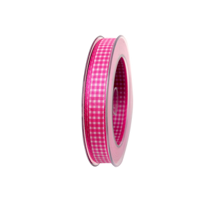 Nastro quadretto fuxia mm15x25mt- Printcentral - - -