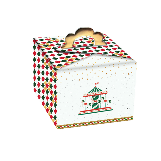 Scatola porta panettone Fiore- Printcentral - - -