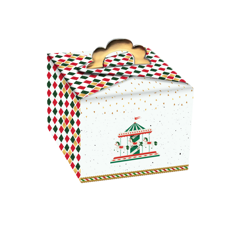 Scatola porta panettone Fiore- Printcentral - - -