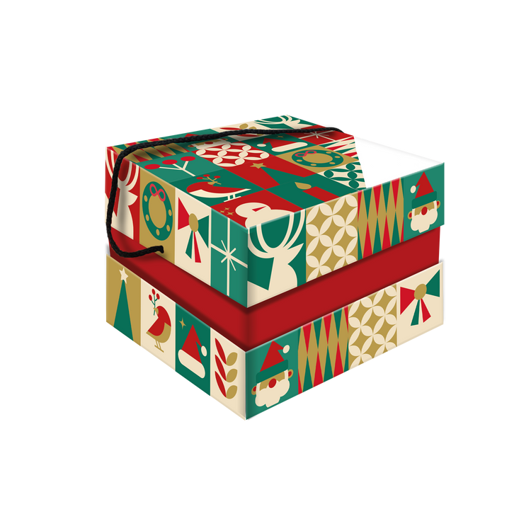 Scatola porta panettone Orchidea- Printcentral - - -