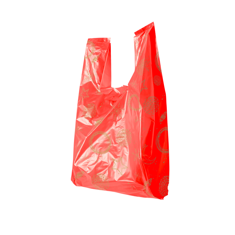 Shopper biocompostabili rossi Natale- Printcentral - - -
