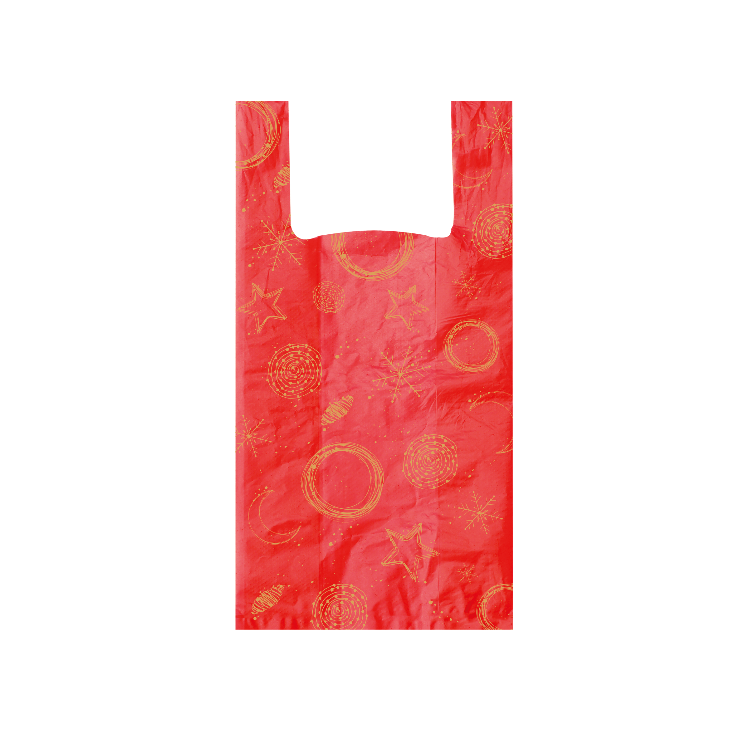 Shopper biocompostabili rossi Natale- Printcentral - - -