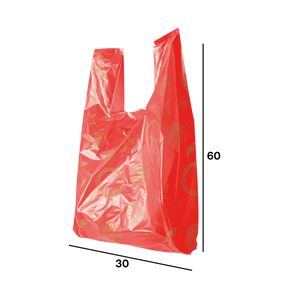 Shopper biocompostabili rossi Natale- Printcentral - - -