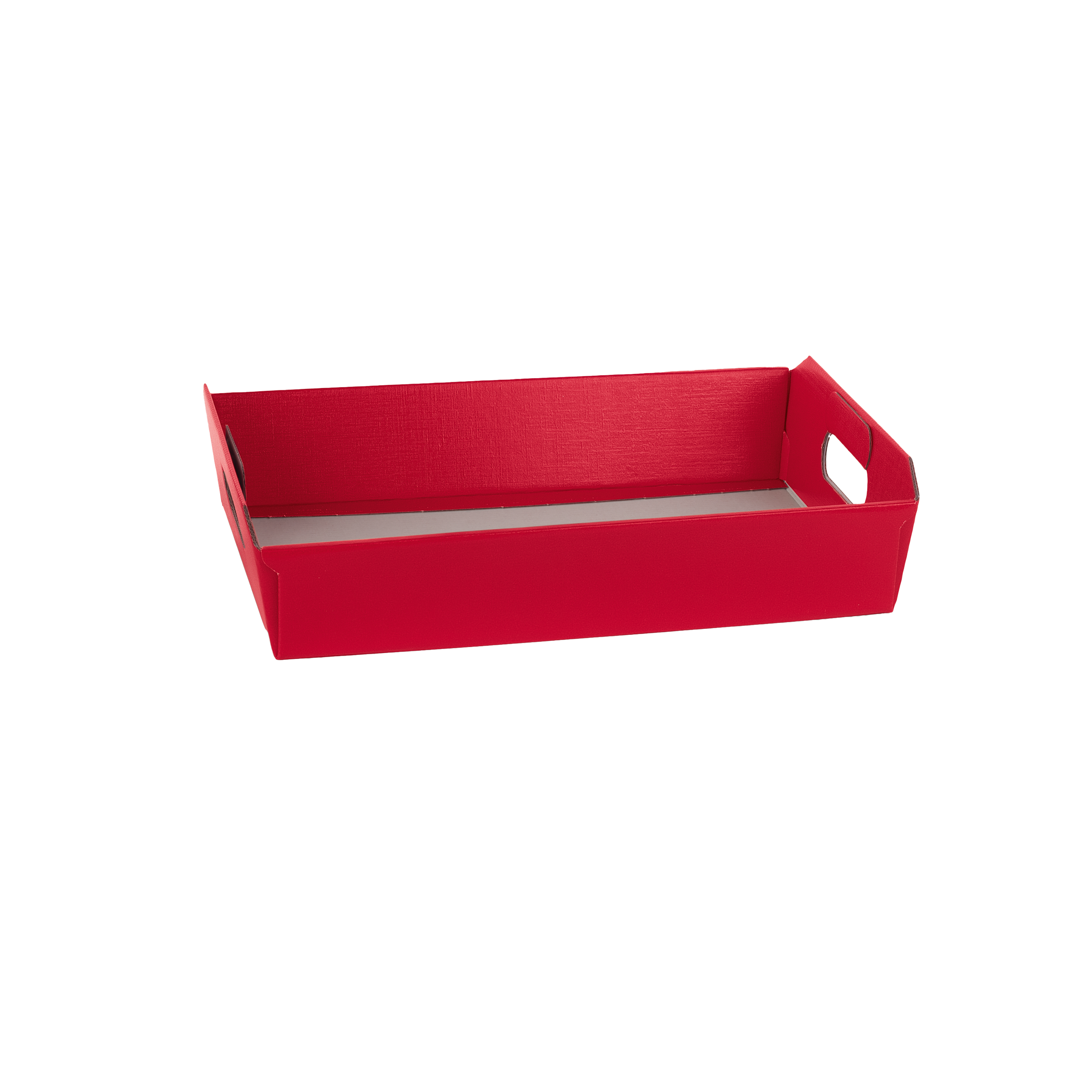 Cesto incollato fibra rosso- Printcentral - - -