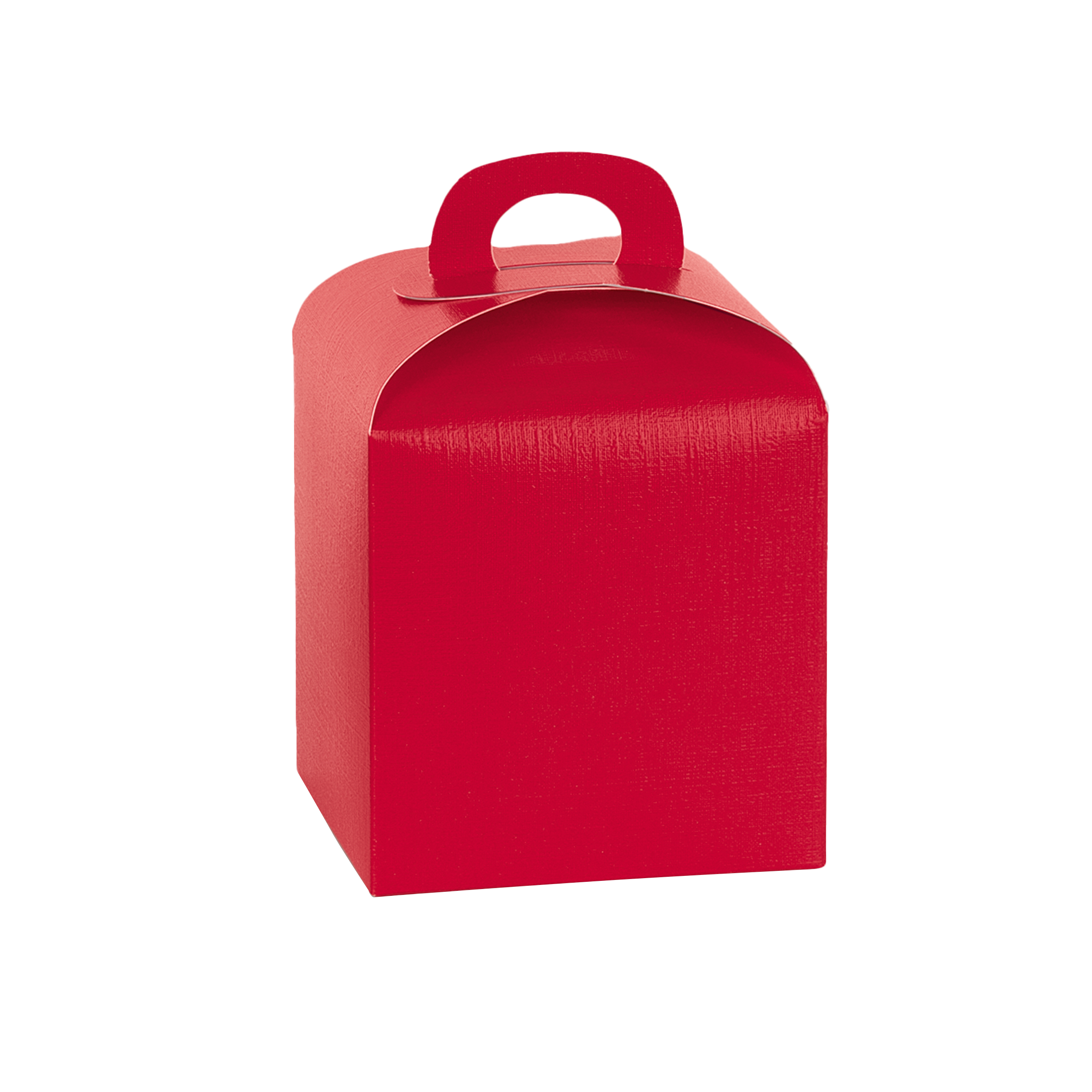 Scatole porta panettone fibra rosso- Printcentral - - -