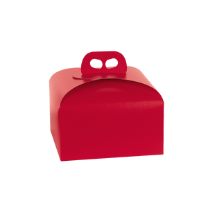 Scatole porta panettone fibra rosso- Printcentral - - -