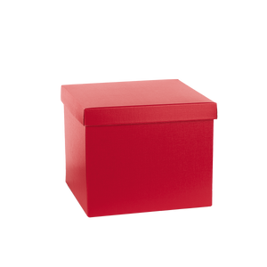 Scatole per confezioni fondo + coperchio fibra rosso- Printcentral - - -