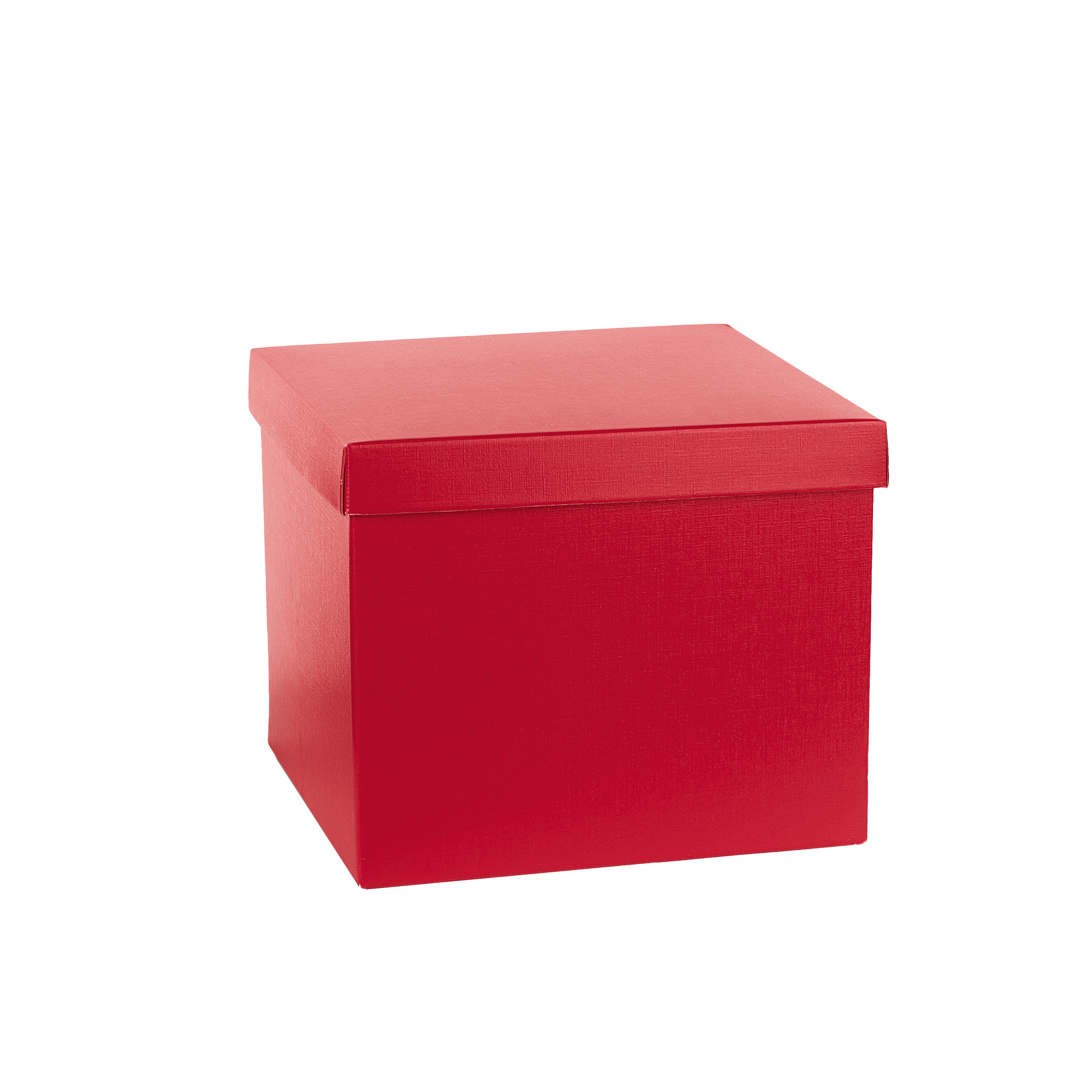 Scatole per confezioni fondo + coperchio fibra rosso- Printcentral - - -