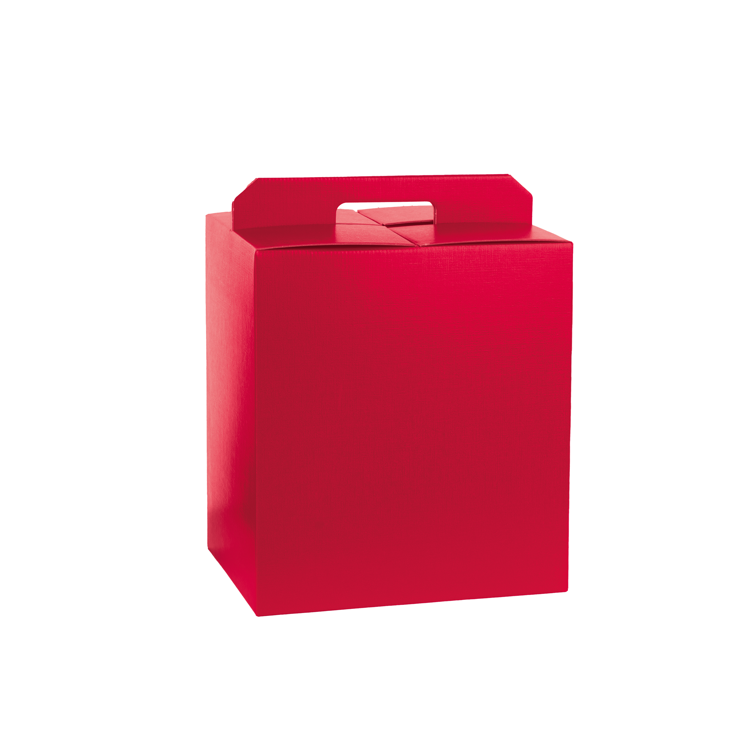 Scatole porta panettone + bottiglie fibra rosso- Printcentral - - -