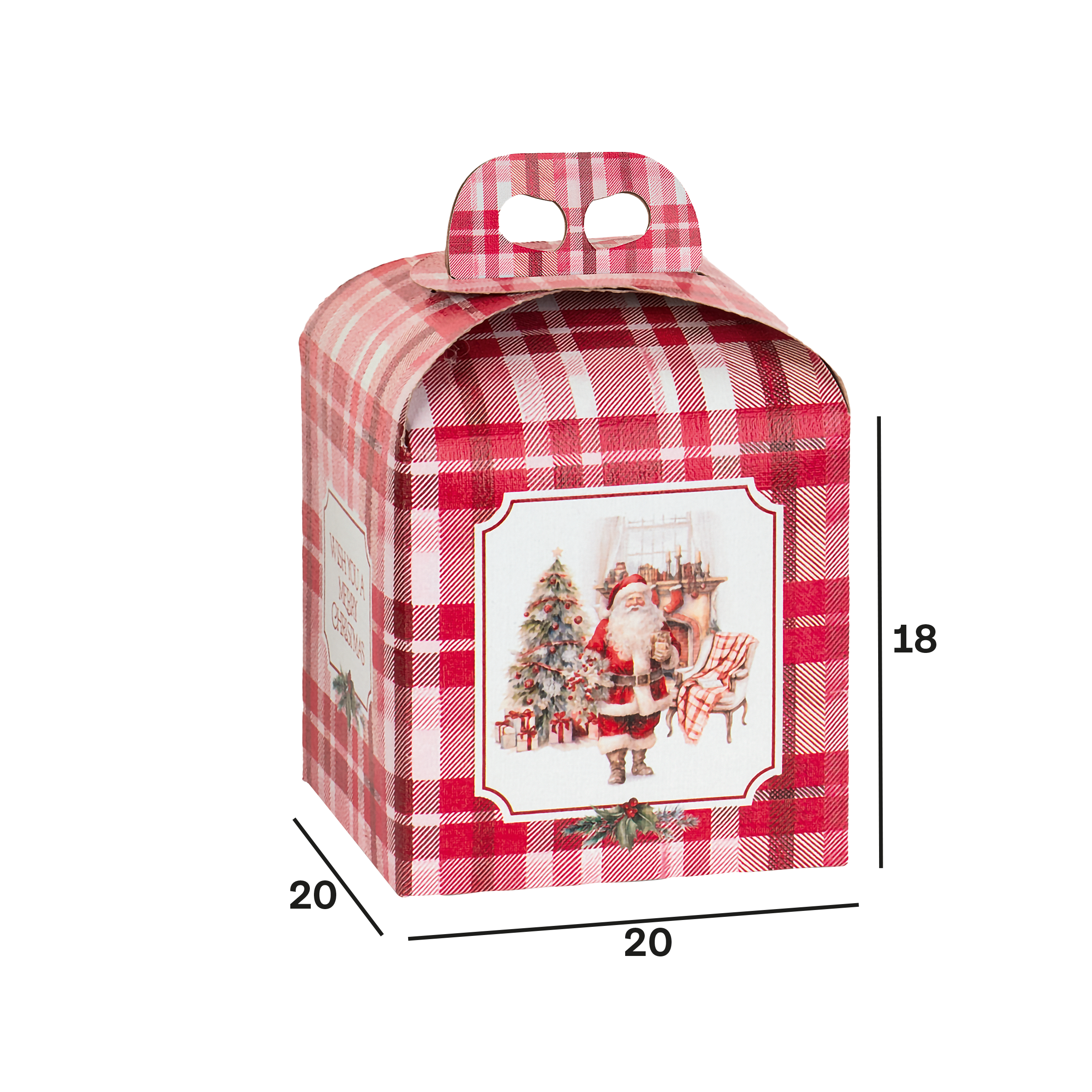 Scatole porta panettone Santa Home- Printcentral - - -