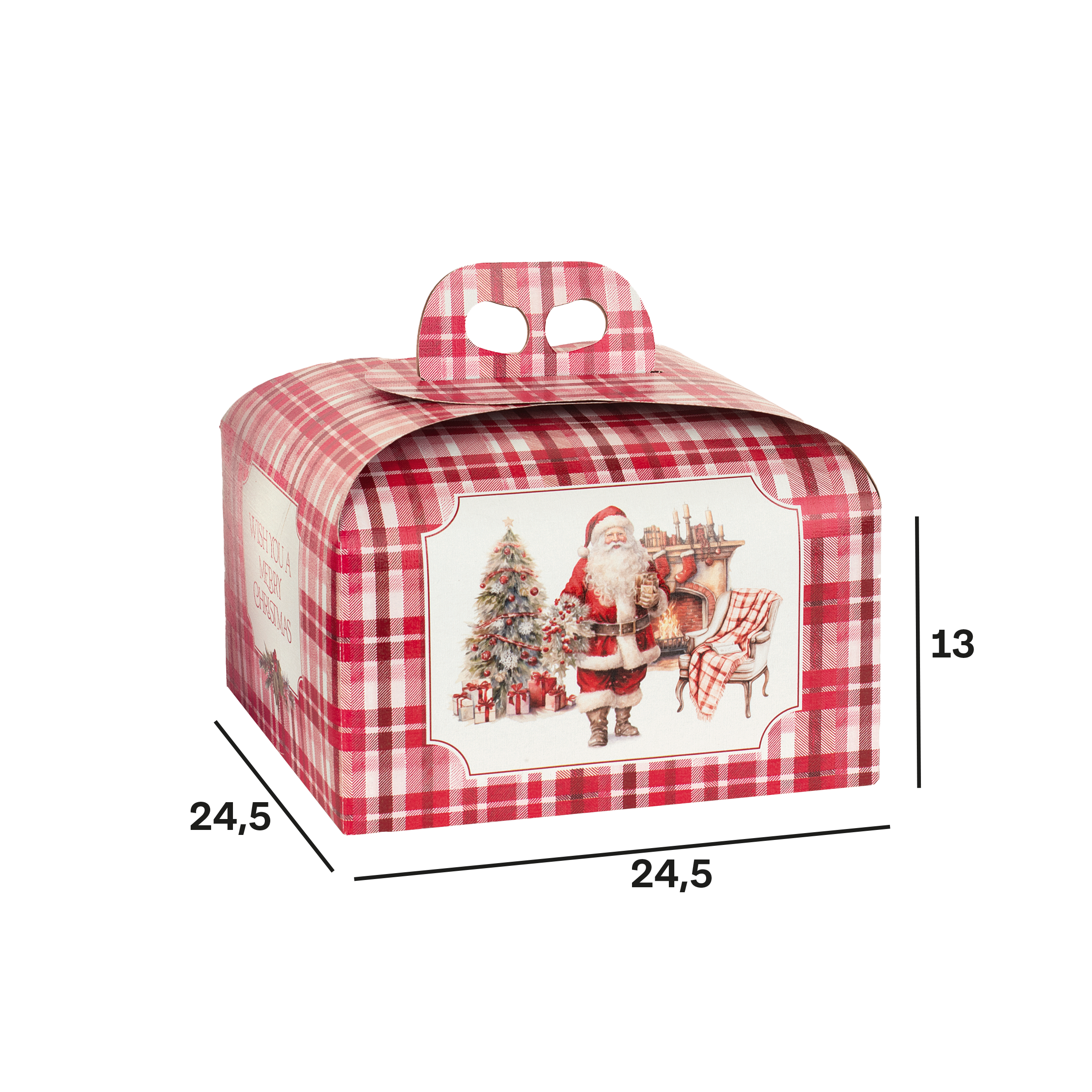 Scatole porta panettone Santa Home- Printcentral - - -
