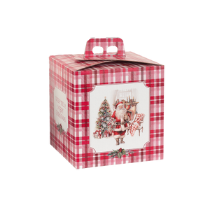 Scatole porta panettone quadrella Santa Home- Printcentral - - -