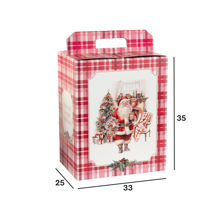 Scatole porta panettone + bottiglie Santa Home- Printcentral - - -