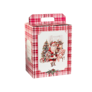 Scatole porta panettone + bottiglie Santa Home- Printcentral - - -