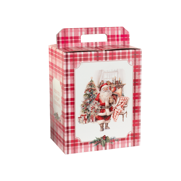 Scatole porta panettone + bottiglie Santa Home- Printcentral - - -