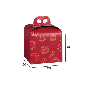 Scatole porta panettone Red Universe- Printcentral - - -