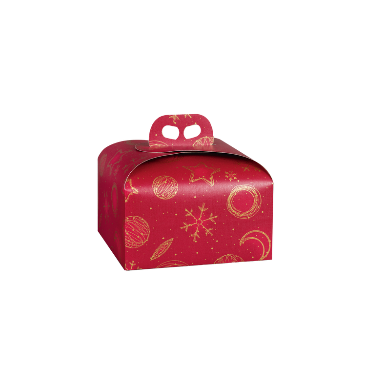 Scatole porta panettone Red Universe- Printcentral - - -