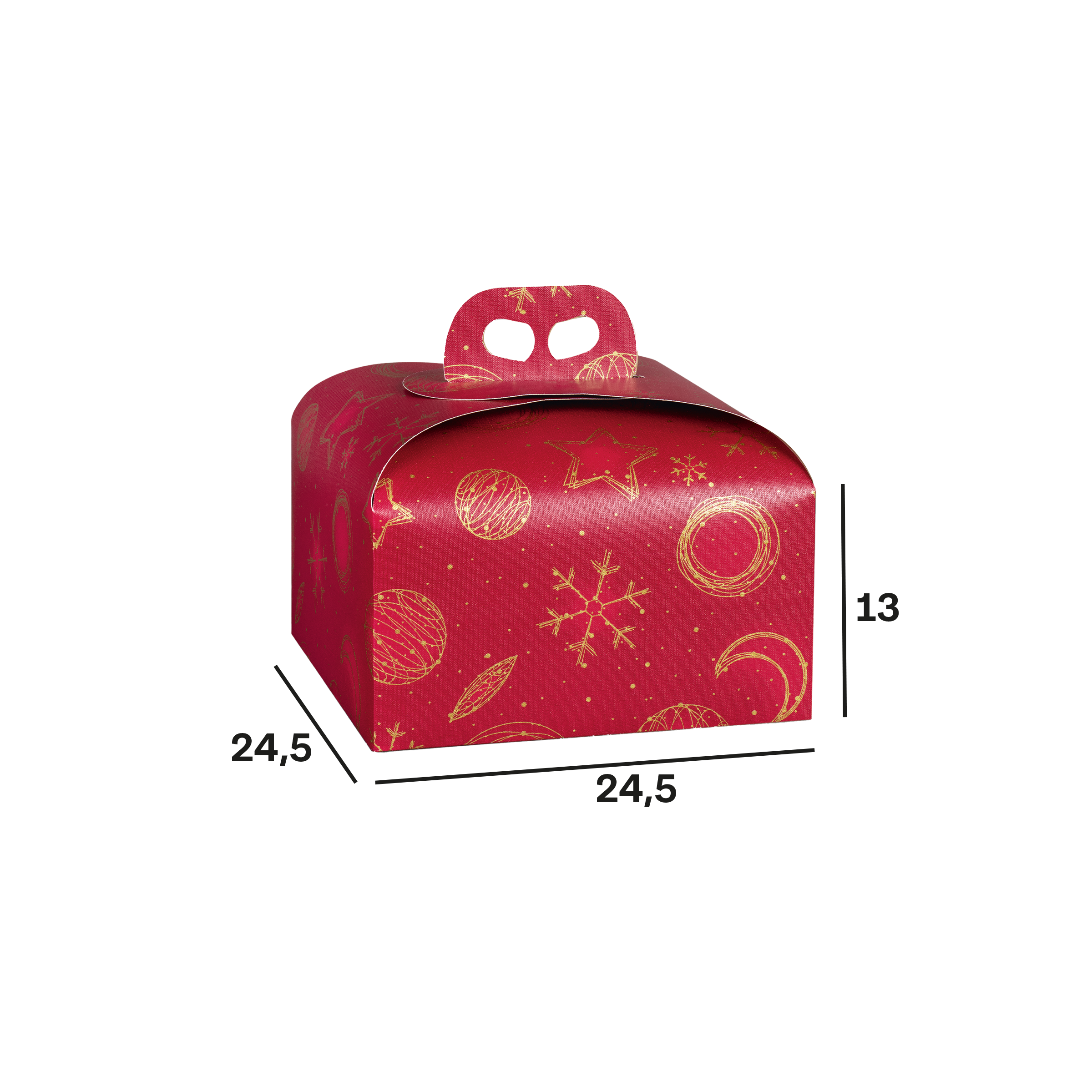 Scatole porta panettone Red Universe- Printcentral - - -