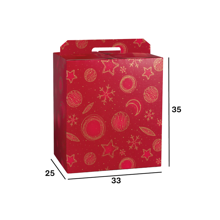 Scatole porta panettone + bottiglie Red Universe- Printcentral - - -