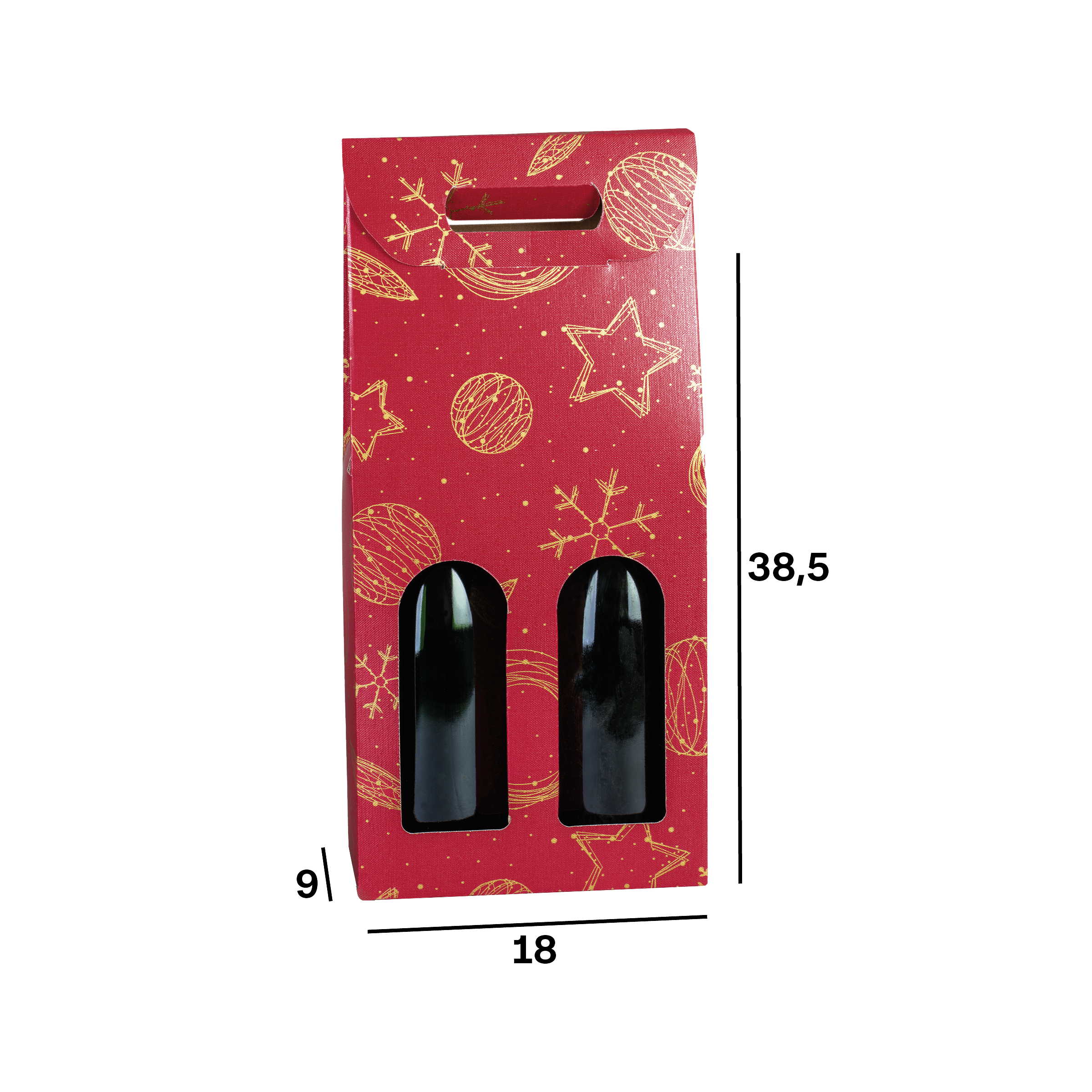 Scatole porta bottiglia Red Universe- Printcentral - - -