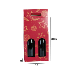 Scatole porta bottiglia Red Universe- Printcentral - - -