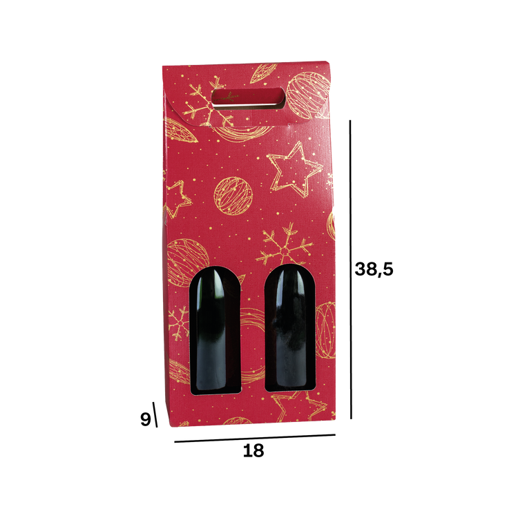 Scatole porta bottiglia Red Universe- Printcentral - - -