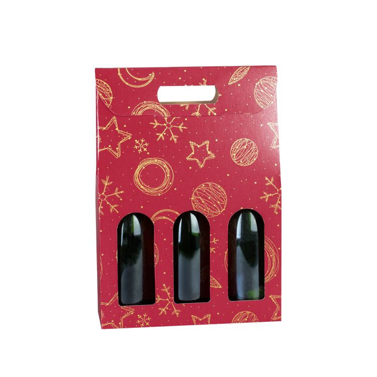 Scatole porta bottiglia Red Universe- Printcentral - - -
