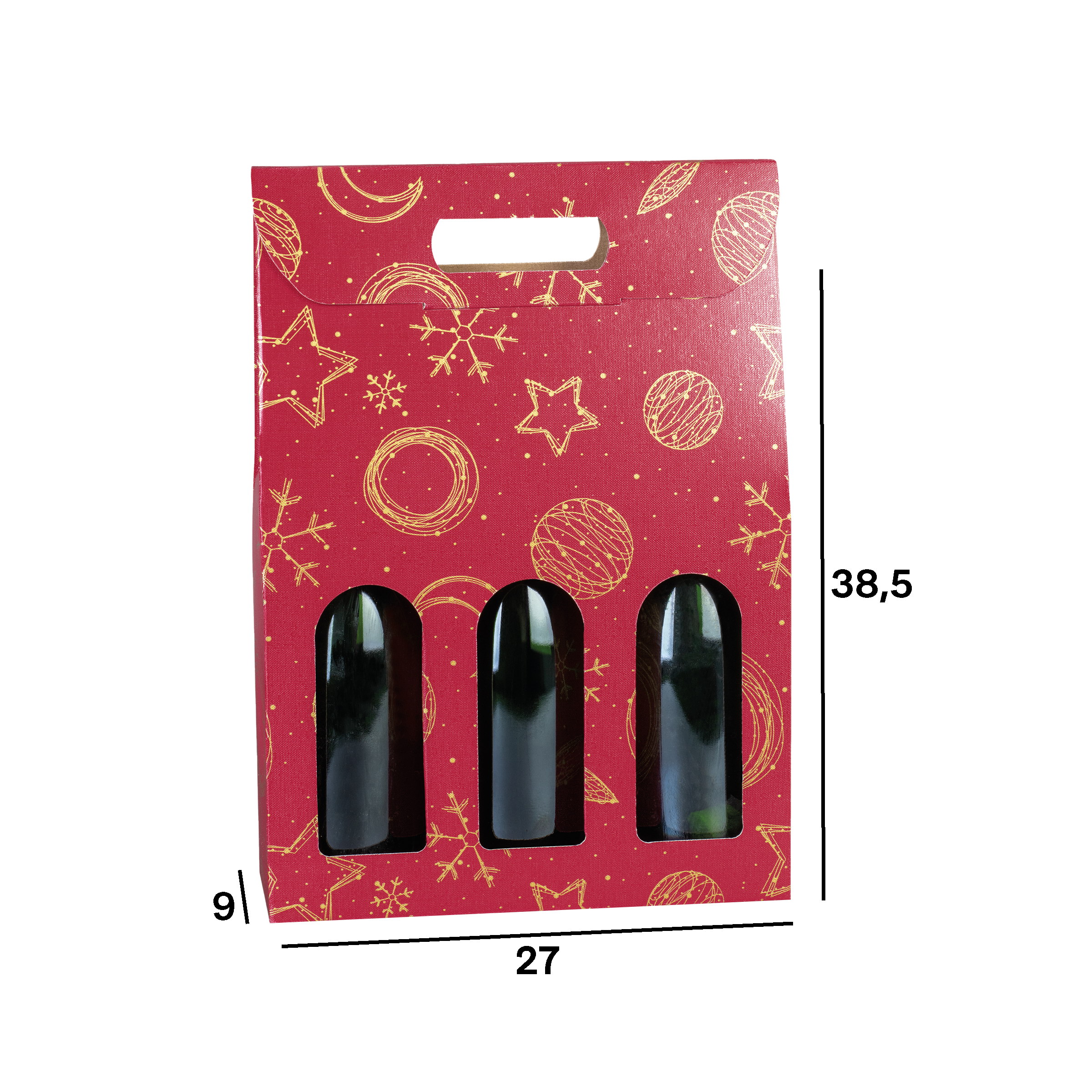 Scatole porta bottiglia Red Universe- Printcentral - - -