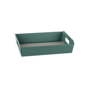 Cesto incollato fibra verde- Printcentral - - -