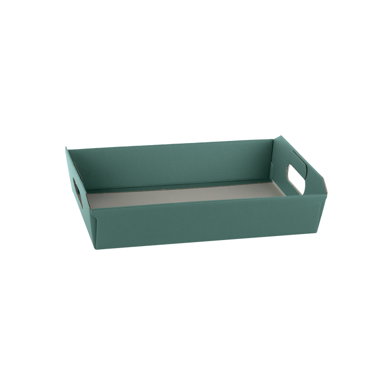 Cesto incollato fibra verde- Printcentral - - -