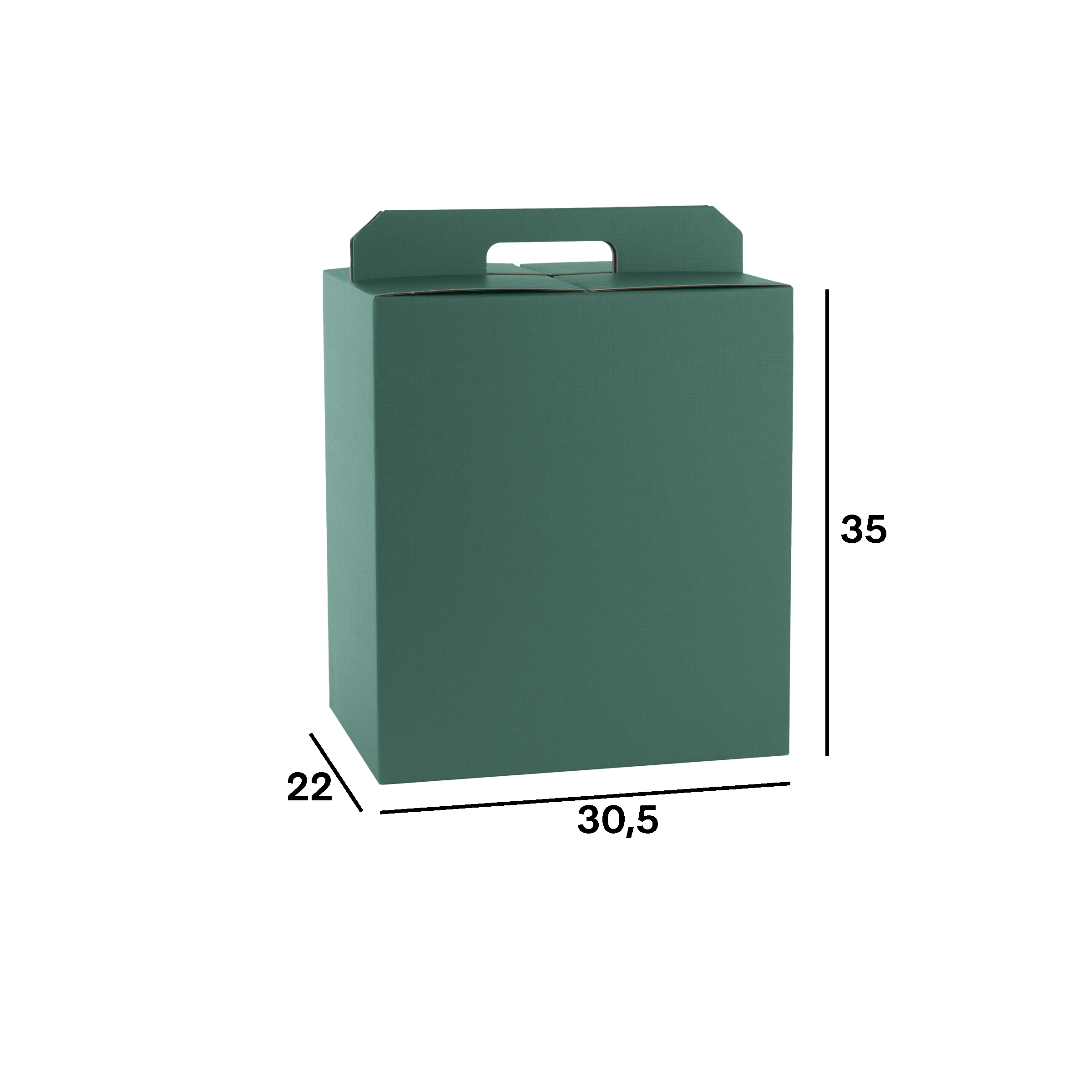 Scatole porta panettone + bottiglie fibra verde- Printcentral - - -