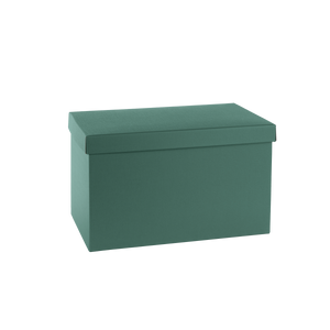 Scatole per confezioni fondo + coperchio fibra verde- Printcentral - - -