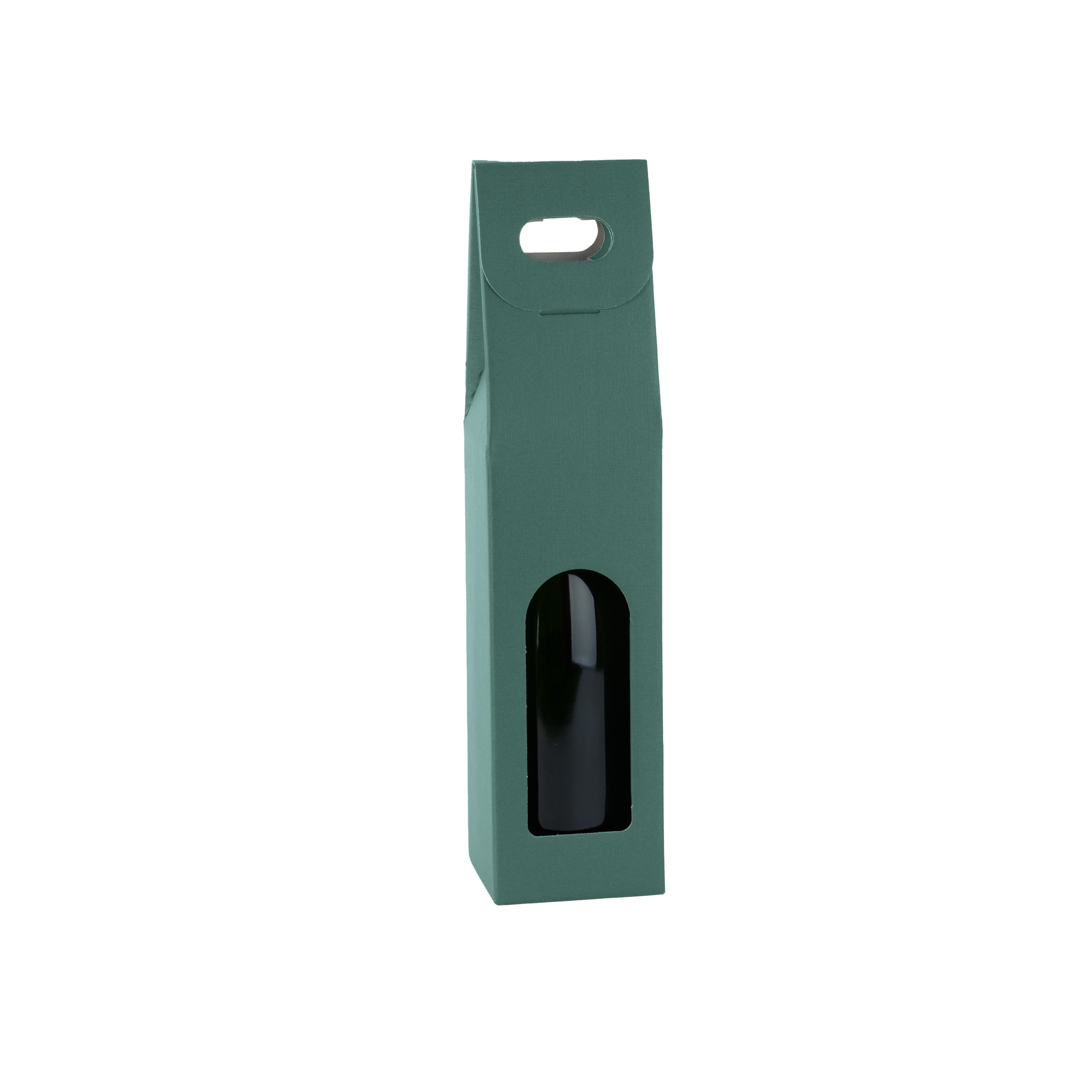 Scatole porta bottiglia fibra verde- Printcentral - - -