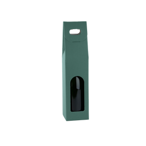 Scatole porta bottiglia fibra verde- Printcentral - - -