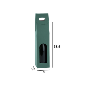 Scatole porta bottiglia fibra verde- Printcentral - - -