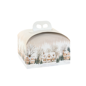 Scatole porta panettone Christmas Village- Printcentral - - -