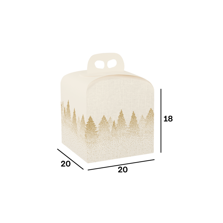 Scatole porta panettone White Forest- Printcentral - - -