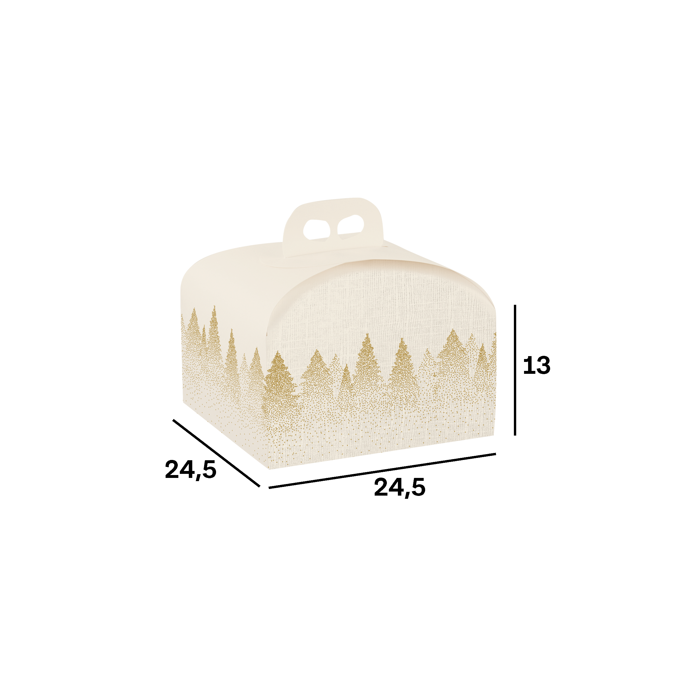 Scatole porta panettone White Forest- Printcentral - - -
