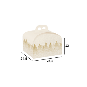 Scatole porta panettone White Forest- Printcentral - - -