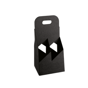 Cestello porta bottiglie seta nero- Printcentral - - -