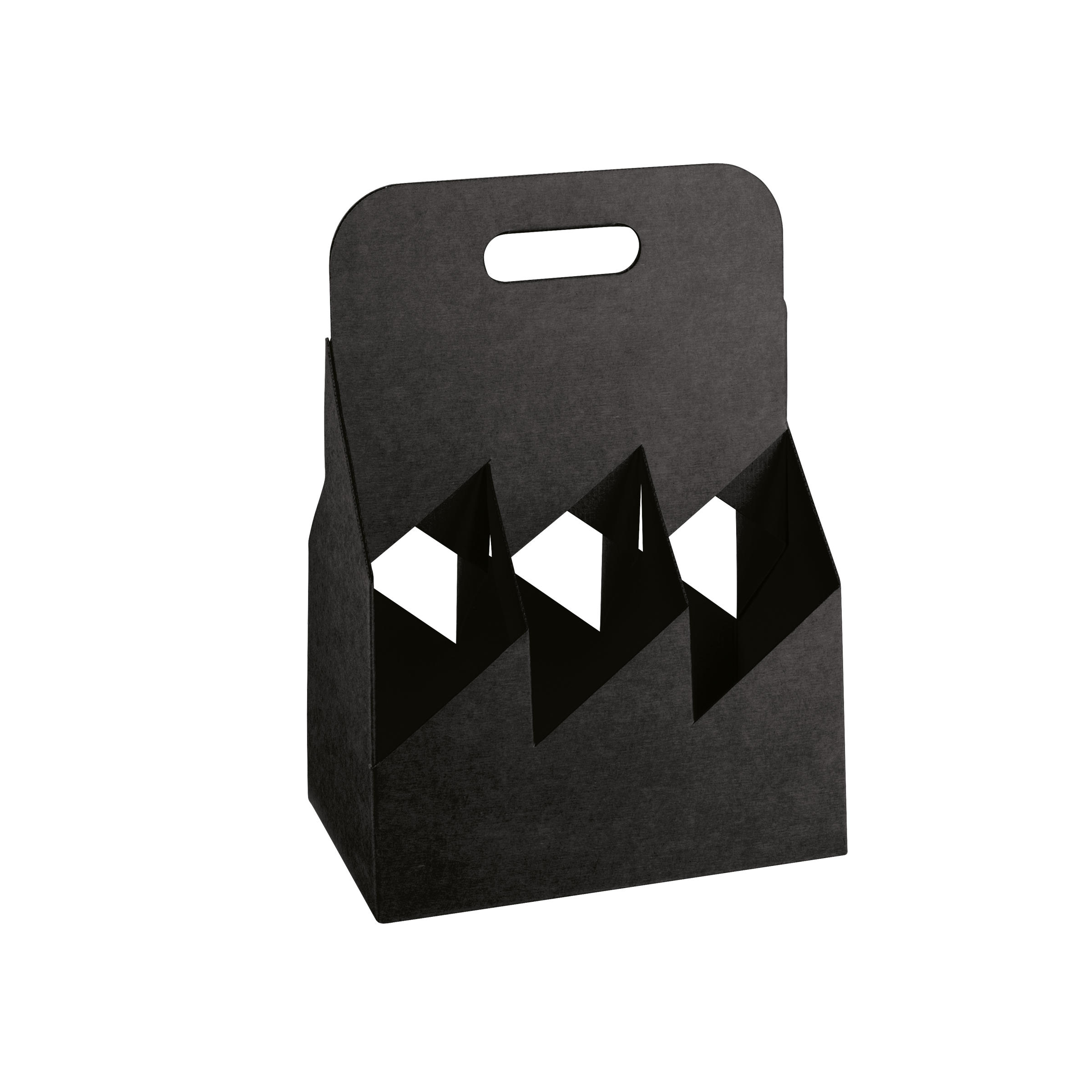 Cestello porta bottiglie seta nero- Printcentral - - -